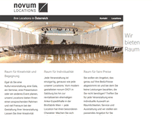 Tablet Screenshot of novum.at