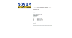 Desktop Screenshot of novum.de