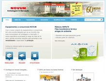Tablet Screenshot of novum.pt