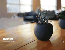 Tablet Screenshot of novum.com
