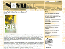 Tablet Screenshot of novum.lt